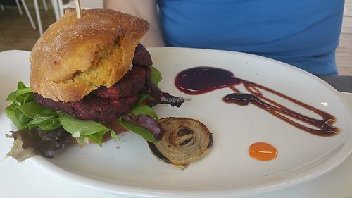 Vegan Black pudding  at Alpacaccinos Café in Isle Of Lewis