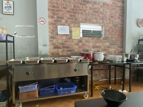 Buffet layout  at Bếp Rơm Chay in Ha Noi