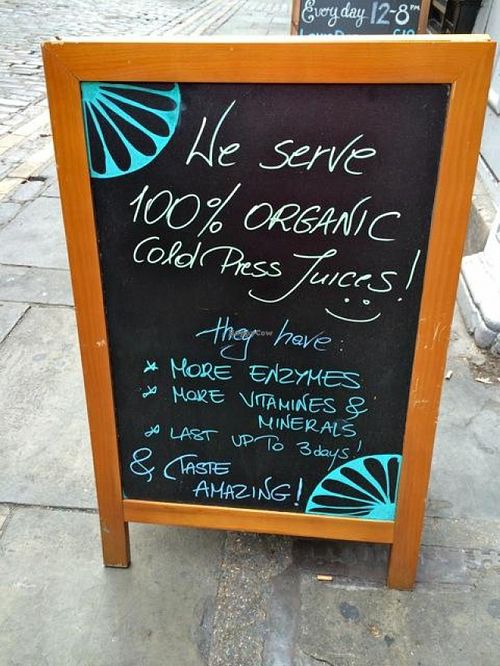 Organic Juice & Smoothie! at Juice Tonic in London