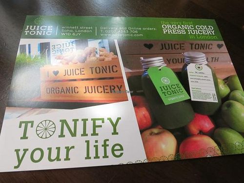 Tonify your Life :) at Juice Tonic in London