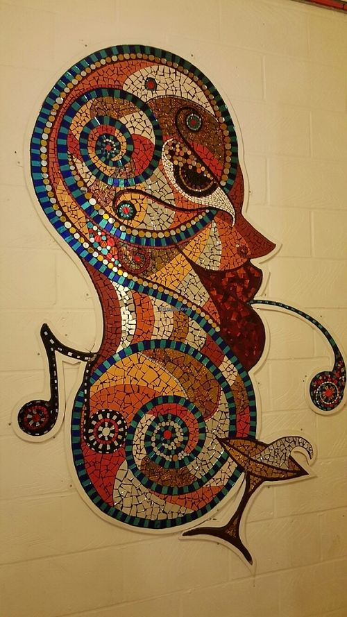 decor at Karamel in North London