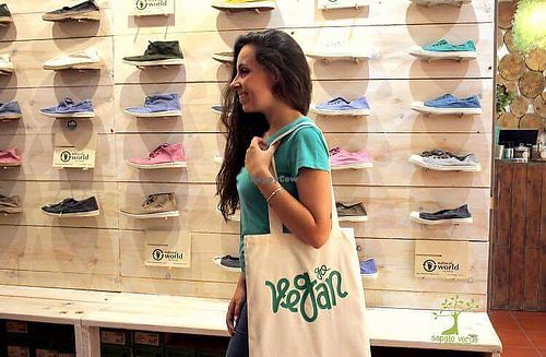 Shoes and bag at Sapato Verde in Lisbon