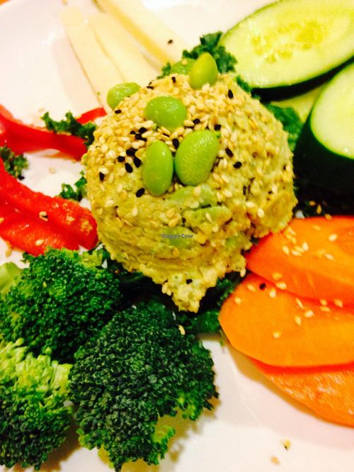 Edamame hummus at Native Foods - Conn Ave in Washington