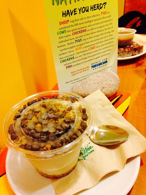 Peanut butter parfait at Native Foods - Conn Ave in Washington