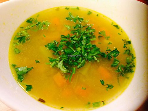 Split pea soup at Native Foods - Conn Ave in Washington