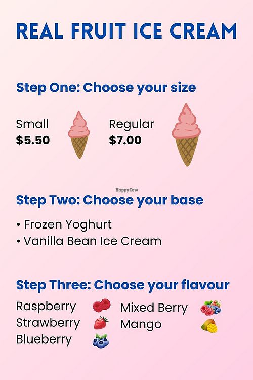 June 2026 menu  at Sweet As Waffle Hut in Christchurch
