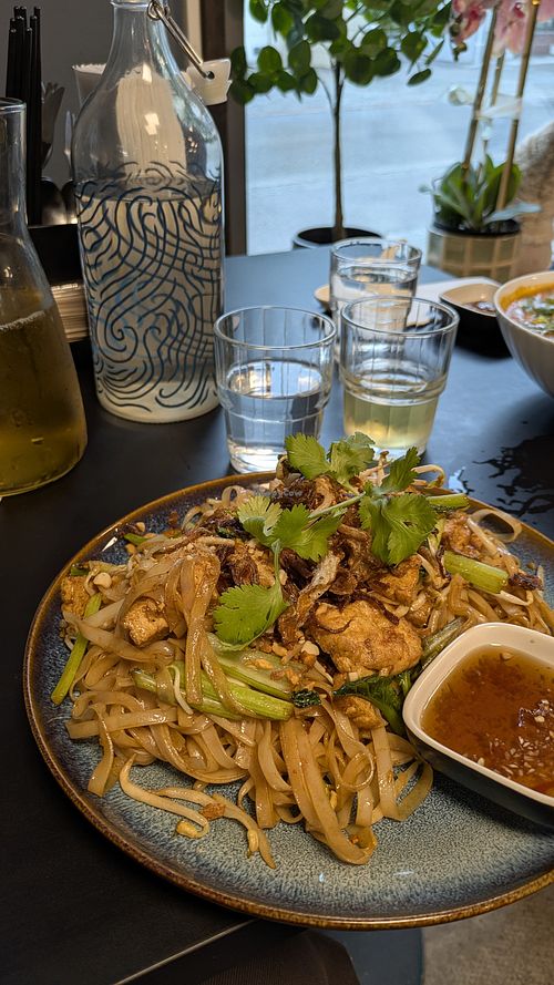 I think this was one of the new dishes from a list on the counter at Blueberry Coffee in Porvoo