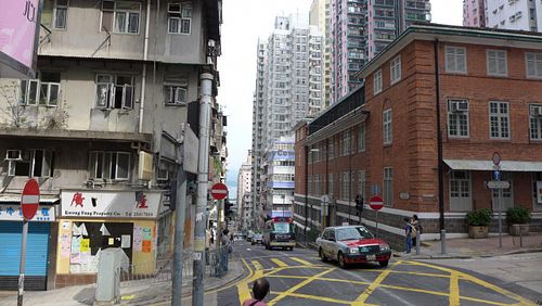 If you are coming uphill then this is the junction (looking downhill) at which you reach the cul de sac where Prune & Grassroots Pantry are.  ie go along Third Street heading east (away from town) and take 1st right at Prune Organic Deli and Workshop in Hong Kong Island