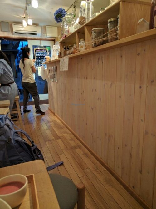 View from the back table, small and cozy at Ain Soph.Ripple Hiro-o in Tokyo