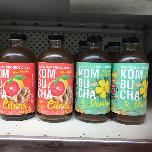 Kombucha at Mercado Santa Carmela in Cabo San Lucas