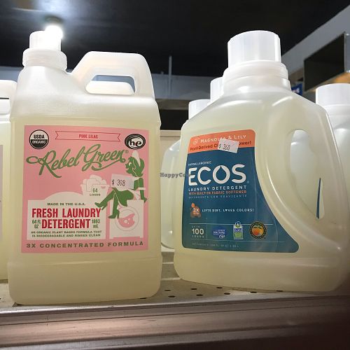 Cruelty free cleaning supplies at Mercado Santa Carmela in Cabo San Lucas