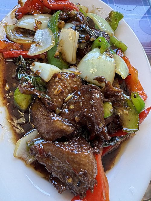 Ka Pao w Mock Duck  at Sang Dao Restaurant in San Diego