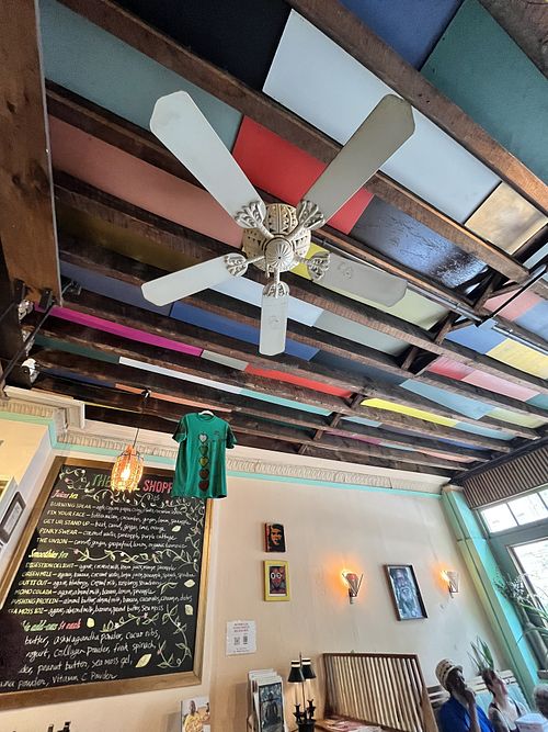Decor   at The Vital Shoppe, Vegan Cafe in Brooklyn