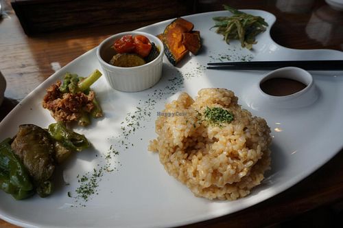 Lunch plate. at 6889cafe in Tokyo