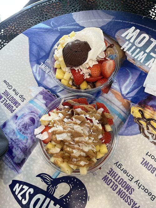 Vegan acai bowls   at Playa Bowls in New York City