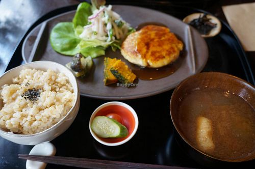Lunch plate. at Vegetable Cafe Sorafune in Kamakura