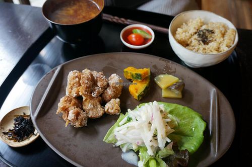Lunch plate. at Vegetable Cafe Sorafune in Kamakura