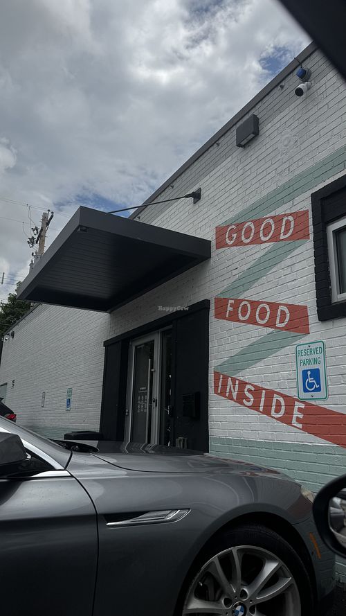 It’s a co-op, take out order only, locker pickup   at Red Bird Vegan in St Louis