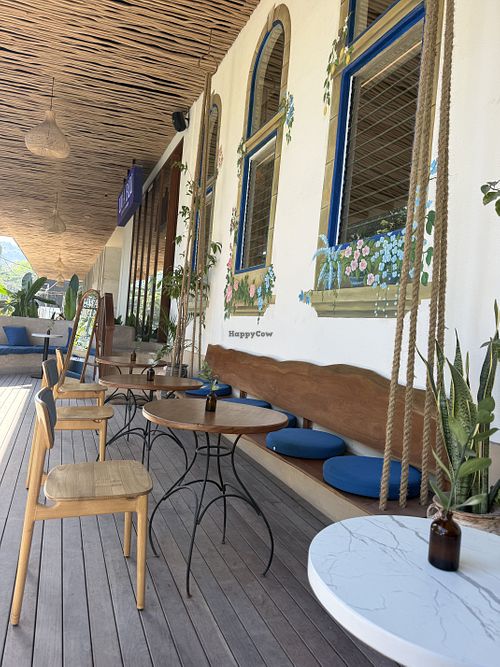 Outdoor seating   at Uma Blu Coffee & Brunch in Kuta