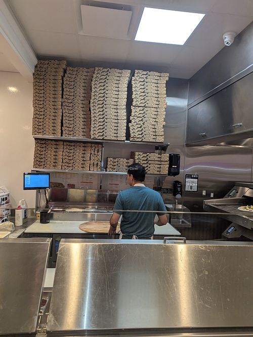 Interior at zpizza - Beachmont Plaza in Huntington Beach