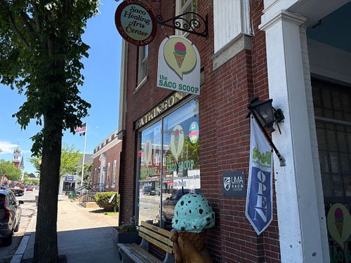 Storefront at The Saco Scoop in Saco