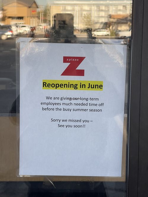   at zpizza in Mammoth Lakes