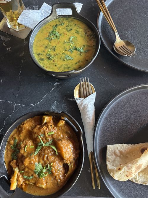 Aloo Gobi and Dal  at INDE - Authentic & Fusion Restaurant in Ulaanbaatar
