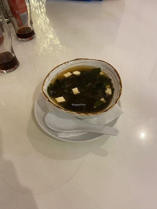 Miso soupp  at MY SAIGON in Cesky Krumlov