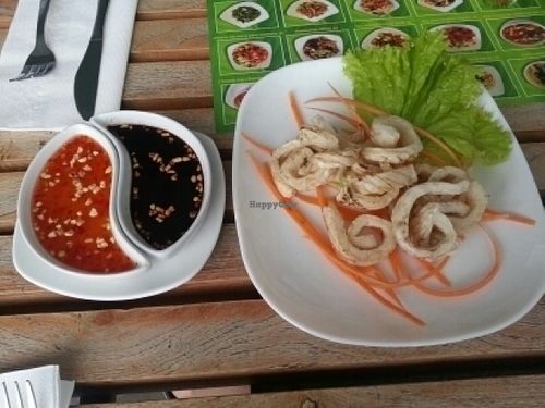 calamari di soia at Banana Leaf Vegan Thai Fusion in Canggu