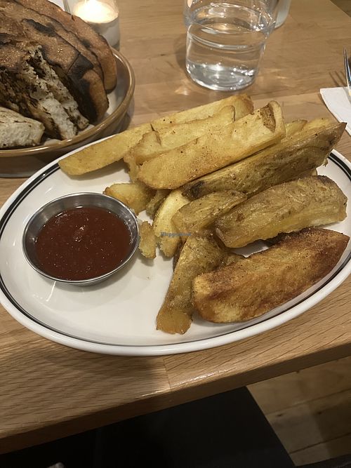 Double cooked chips  at The Grocer in Tauranga