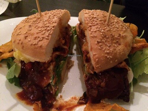 soy burger at vb veganburgers in Gdansk