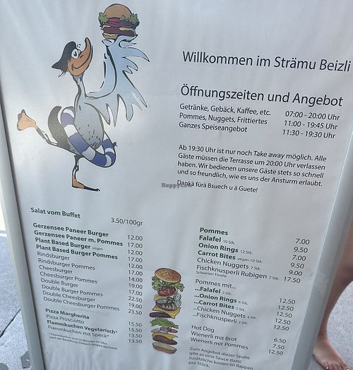 Veganer Burger  at Strämu Beizli in Thun
