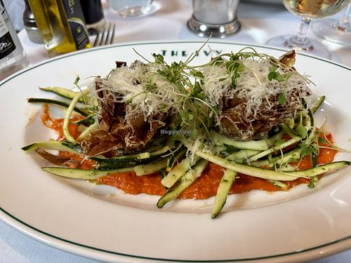 Pan-fried artichoke and courgette spaghetti   at The Ivy Belfast Brasserie  in Belfast