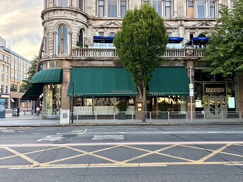 Corner location across from city hall  at The Ivy Belfast Brasserie  in Belfast