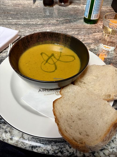 Puréed lentil soup (soup of the day)  at The Anchor Line in Glasgow