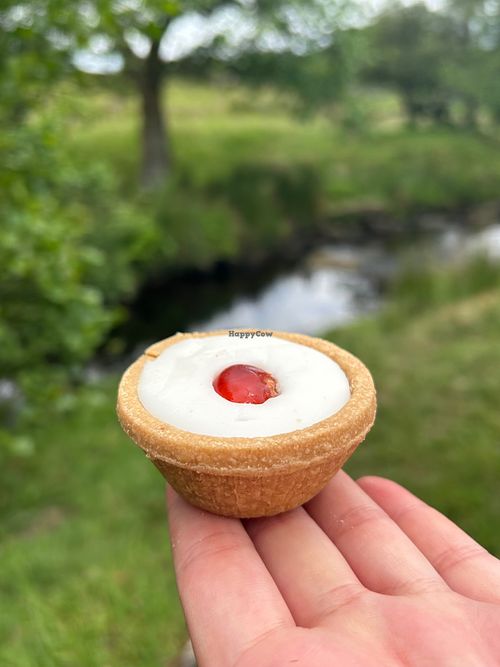 Vegan Bakewell tart at Peveril Stores & Bakery  in Hope Valley