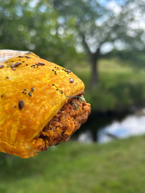 Vegan roll at Peveril Stores & Bakery  in Hope Valley