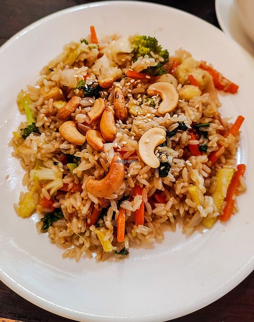 Veggie fried rice  #Veganuary at May Kaidee Chiang Mai in Chiang Mai