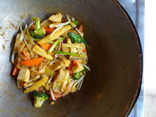 pad thai from cooking course at May Kaidee Chiang Mai in Chiang Mai