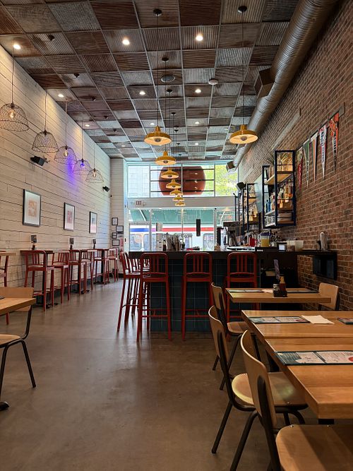 Interior of the restaurant. Clean and spacious.  at Hi-Lo Taco Co. in Philadelphia