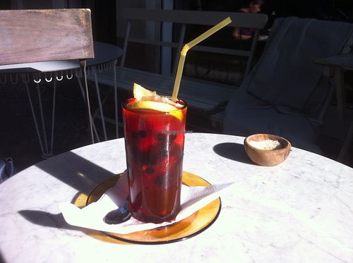 ice tea at Cafe Valentin in Berlin