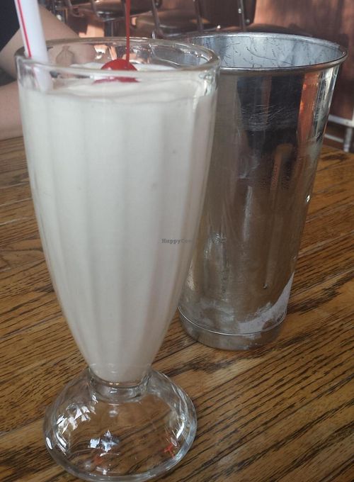 vegan milkshake at The Bad Waitress in Minneapolis