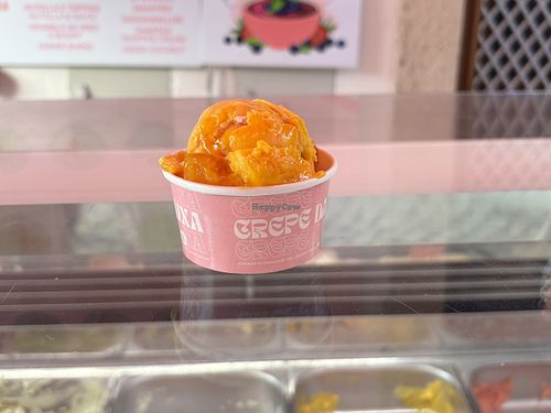 Mango sorbet  at O Crepe da Baixa in Albufeira