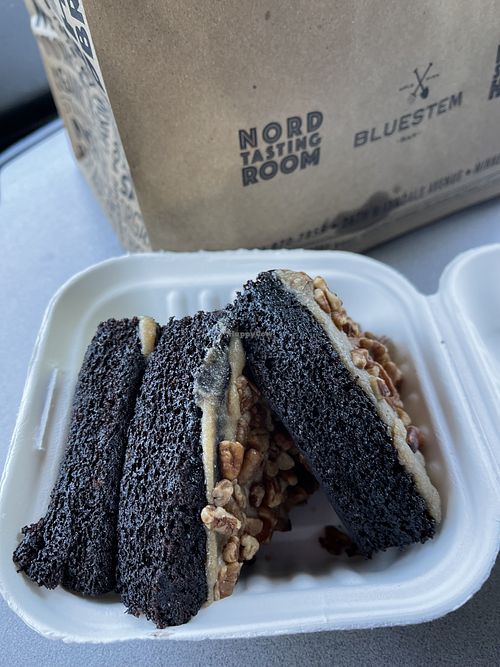 Stale dry vegan turtle   at French Meadow Bakery & Cafe in St Paul