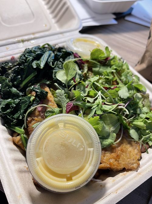 Healing Plate is delicious !  at French Meadow Bakery & Cafe in St Paul