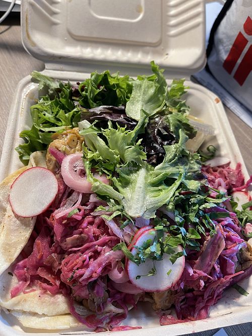 Tempeh Tacos   at French Meadow Bakery & Cafe in St Paul