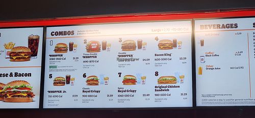 Can upgrade the combo with Impossible Whopper at Burger King - Honolulu in Honolulu