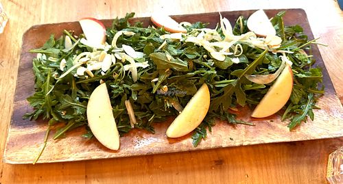 Arugula and apple salad at Piattino in Portland