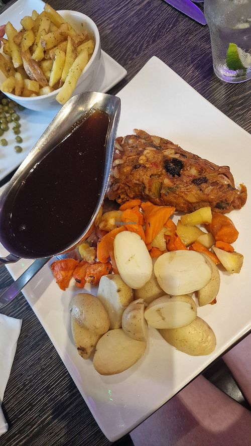 Nut roast at Greenvale Hotel & Restaurant in Cookstown