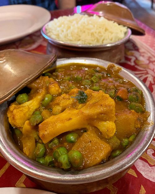 Aloo Motor Gobi at Gandhi Mahal in Minneapolis